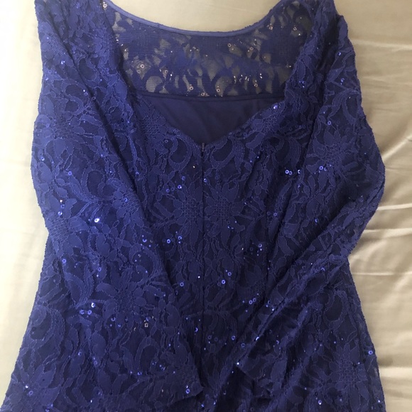 Gorgeous cobalt blue sequin dress - Picture 3 of 3